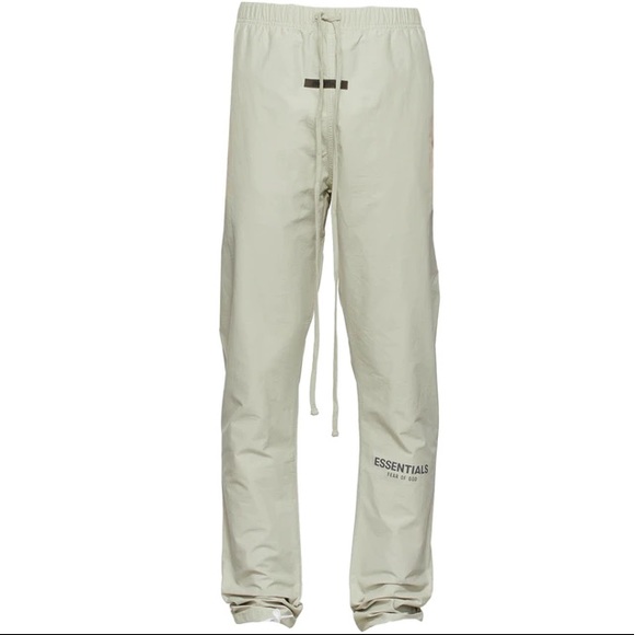 FEAR OF GOD ESSENTIALS SSENSE Exclusive Nylon Track Pants ‘Concrete’ - Picture 4 of 4